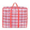 Bolsa de Mudança Atacado Transfronteiriço Grande Capacidade Espessada Xadrez Bolsa de Embalagem Laminada Bolsa de Armazenamento Colcha Bolsa Tecida Pode Ser Enviada em Nome de
