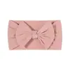 Diadema Elástica de Nylon Tejida a Mano de Color Sólido con Lazo de Ala Ancha para Niños, Amazon Europeo y Americano Transfronterizo, Accesorios para el Cabello Infantil 228