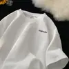 Camiseta de Marca Tendência Manga Curta 2026 Manga Curta Masculina Jovem Top Novo Verão Waffle Solto Bordado de Letras Estilo