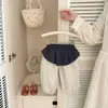 Pantalones de cuadros con volantes para bebé niña, estilo dos piezas falsas; pantalones jogger holgados para niños, primavera y otoño; pantalones casuales para bebé