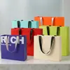 Bolsas de Lona Sem Costura em Estoque, Sacolas de Papel Kraft Atacado, Sacolas de Compras Promocionais com Logo, Sacolas de Papel Cartão Branco