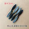 Mini Avión de Juguete con Control Remoto Accesorios para Aeronaves Fotográficas Hélice Pala de Ventilador Pala de Ala 3/5.5cm
