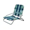 Venta Directa de Fábrica Silla Plegable de Playa Tumbona Silla Plegable Portátil Teslin con Correas para Picnic Camping Silla Plegable para Exteriores