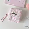 Bolsa de Almacenamiento Acolchada Hisocute, Estuche Floral Femenino, Neceser, Bolsa Cuadrada Pequeña, Esencial para la Escuela, Directo del Fabricante