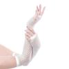 Manga de Red de Pesca Guantes Largos Huecos de Verano Decorativos Protector Solar Manga Celebridad de Internet Sanya Guantes Protector Solar