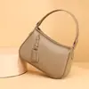 Bolso de Mujer de Piel Genuina 2023 Nueva Moda Versátil Bolso de Hombro Único Cruzado Nicho de Gama Alta Primer Piso Piel de Vaca Bolso de Mano