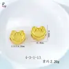 Accesorios Dorados de Alta Retención de Color para Manualidades, Colgante Ruyi, Pulsera, Collar, Materiales para Cuentas, Estilo Chino, Moda Retro, Versátil