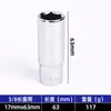 Venta al por mayor del fabricante Dado Hexagonal de 3/8", Dado Extendido de Múltiples Especificaciones para Reparación de Automóviles, Dado para Llave de Carraca Zhongfei con Espejo