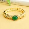 Pulsera de Ágata Roja Aiyu Pulsera de Calcedonia Verde Calcedonia Amarilla Fábrica Vintage Venta al por Mayor Dropshipping S4022003