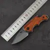 Cuchillo Plegable Mini de Fábrica Cuchillo Plegable para Exteriores Mango de Madera Cuchillo para Exteriores Cuchillo Multiusos Abrebotellas Cuchillo de Bolsillo Portátil