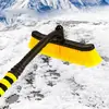 Pala para Nieve de Coche, Cepillo para Quitar Hielo y Nieve, Artefacto para Raspar Nieve, Herramienta Desmontable para Descongelar Cristales y Limpiar Nieve en Invierno