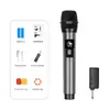 Micrófono Inalámbrico de Segmento U Transfronterizo, Amplificador Universal Recargable Uno a Dos, Micrófono de Mano para K-Singer en Casa y al Aire Libre