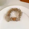 Anillo para el cabello de pedrería exquisita cuerda para el cabello de cola de caballo 2025 nueva cuerda para atar banda elástica cuerda para la cabeza duradera versátil banda elástica accesorios para el cabello