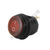 Interruptor basculante de calendario KCD1 redondo con luz interruptor basculante impermeable segunda marcha tercera marcha interruptor basculante conjoined 20 mm