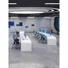Estação de monitoramento console de operação centro de comando console de controle estação de despacho sala de controle central mesa de computador bancada de trabalho fixa, escritório personalizado