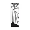 Divisória de Tela Nova Estilo Chinês de Luxo Leve com Padrão de Paisagem de Bambu, Tela Decorativa de Ferro Feita Sob Medida para Sala de Estar e Hall de Entrada