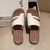 Venda Direta da Fábrica Novas Chinelas Planas Retrô Francesas para Mulheres Verão Uso Externo Estilo Coreano Moda Romana Sandálias de Praia para Mulheres