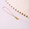 Nó Flor de Pessegueiro Trançado Corda para Celular Acessórios DIY Pingente Cordão Corda Simples Retrô Corda de Pulso Pingente para Celular