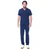 Uniformes Cirúrgicos Unisex Transfronteiriços para Equipe Médica, Uniformes Cirúrgicos Multicores com Mangas Longas e Curtas para Hospitais Odontológicos, Orais e Veterinários