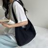 2025 Nueva Bolsa de Lona Artística Plisada Tendencia Moda Bolsa Tote de Verano Versátil Gran Capacidad Bolsa de Axila
