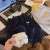Pantalones deportivos gruesos de lana de alpaca estilo coreano para niños, nuevos pantalones con puño para otoño e invierno para niños y niñas