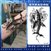 Vida Marina Hierbas Tradicional Permanente Jugo Reflectante Impermeable Larga Duración Tatuaje Artificial Masculino y Femenino Flor de Brazo Pegatina de Brazo
