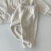 Estilo coreano bebê e crianças pequenas vestir simples moda sólida cor calça casual crianças outono esportes pé-de-pé calças cintura elástica calças infantis