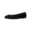 Sapatos rasos femininos estilo francês com laço de bolinhas, novo modelo da primavera de 2026, sapatos baixos redondos elegantes com estampa de leopardo retrô