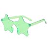 Nuevas Gafas de Sol sin Marco de Estrella de Cinco Puntas de Moda Transfronteriza Personalizadas Dopamina Celebridad de Internet Decorativas para Fiesta de Graduación