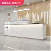 Mostrador de Caja Luminoso Personalizado Mostrador de Esquina Barra de Bar Oficina de Empresa Recepción Frontal Barbería Sala de Billar Recepción Pequeña