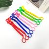 Suministros del Fabricante Hebilla de Plástico en Forma de P Cuerda Elástica Eva Hebilla de Polipasto Cadena de Pesca Telescópica Llavero Accesorios de Joyería Al por Mayor