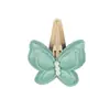 El Nuevo Gancho para el Cabello de Tela Hecho a Mano de Doble Capa Más Popular de Amazon con Mariposa Tridimensional y Perlas para Niñas y Bebés