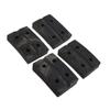Almofadas de Borracha para Elevação, Coberturas de Couro para Tendões, Almofadas para Pés, Acessórios para Elevador de Duas Colunas Expedition Shida Xuda Han Maxon