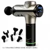 Pistola de fascia eléctrica masajeador muscular, dispositivo de relajación de vibración profunda de mano, pistola de masaje portátil con pantalla digital sin escobillas inteligente
