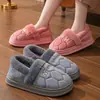 Pacote de casal outono e inverno masculino e feminino sapatos de algodão com salto tamanho extra grande 46 plus size 47 chinelos de algodão quentes para casa 48 sola grossa 49