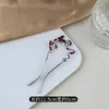 Horquilla China en Forma de U Súper de Hada, Nueva Horquilla Doble de Perlas en Forma de U Estilo Chino, Accesorio para el Cabello Hanfu Estilo Antiguo, Horquilla Simple y de Alta Gama para Mujeres