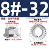 Aço Inoxidável 304/316/201 Porca Americana com Flange Unc Porca Britânica com Flange 1/4 5/16 3/8 1/2