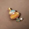Nuevo Collar Largo Estilo Chino, Collar de Perlas de Imitación, Accesorios para Mujer, Diseño de Nicho Largo Estilo Nacional, Cadena Multifuncional para Suéter Cheongsam