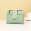 Billetera de Mujer Estilo Chanel Corta de Alta Venta para Comercio Exterior, Vintage de Lujo Ligero con Sensación de Alta Gama, Billetera para Monedas con Múltiples Ranuras para Tarjetas con Cierre