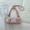 Bolsa de Ombro Moda Transfronteiriça 2026 Novo Estilo Coreano Pequena para Mulheres, Simples e Elegante, Bolsa de Ombro de Alta Qualidade para o Dia a Dia
