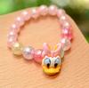Nueva joyería infantil al por mayor linda pulsera joyería de alta gama coreana pulsera de hilo de mano para bebé pulsera de bola de color