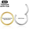 Argolas de Nariz Liga de Titânio Astm-F136 Joias para Piercing Brincos Studs para Lábio Studs para Hélice do Ouvido Atacado