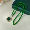 Nuevo Collar de Estilo Étnico Chino Cadena Larga para Suéter Lujo Ligero Gama Alta Moda Otoño e Invierno para Mujer Accesorio de Colgante Versátil