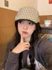 Gorra de pintor estilo vintage japonesa a cuadros, combinable con todo, para mujer, primavera y verano, informal, transpirable, estilo vendedor de periódicos, novedad de 2024