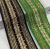 En stock Venta Directa Estilo Étnico Retro Accesorios para Material de Zapato Línea Dorada y Plateada Cinta Estilo Arroz Cinturón Estilo Bohemio