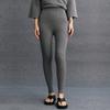 Pantalones Cálidos Ajustados Nuevos Color Sólido Casual Raya Vertical Engrosados Cachemir Versátiles para Mujer Otoño e Invierno Resistentes al Frío Leggings