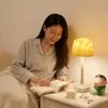 Lámpara de Ambiente Creativa con Ondas de Agua y Luz de Estrella Lámpara de Mesa de Escritorio Luz Nocturna de Proyección Romántica Lámpara de Ambiente de Cielo Estrellado para Dormitorio y Mesita de Noche