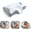 Comercio exterior transfronterizo, almohada para dormir con forma de cuerno de buey para uso doméstico, diseñada para proteger la columna cervical, proporcionando cero presión y rebote lento, adecuada para aviones, hecha con espuma viscoelástica, disponible en Amazon