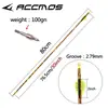 7.8 cabeza intercambiable camuflaje flecha de carbono mixta soporte arco recurvo compuesto aplicable camuflaje veta de madera carbono Fábrica de Flechas Venta Directa
