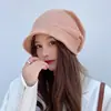 Chapéu Chapéu de Pescador Feminino Outono e Inverno Estilo Coreano Versátil Chapéu Fashion Coreia Dongdaemun Moda Tendência Quente Chapéu Octogonal